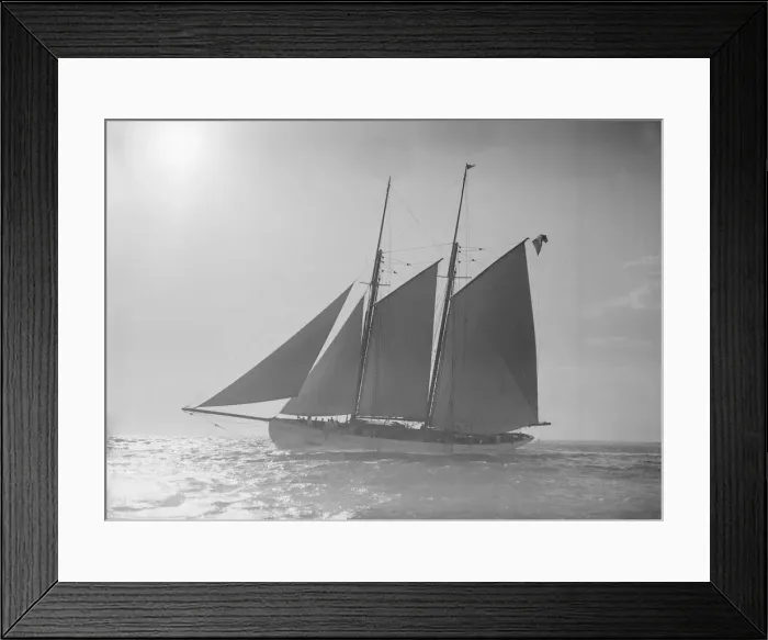 Framed Print : The schooner Etoile Filante, 1911. Creator: Kirk & Sons of Cowes Framed Print : The schooner Etoile Filante, 1911. Creator: Kirk & Sons of Cowes