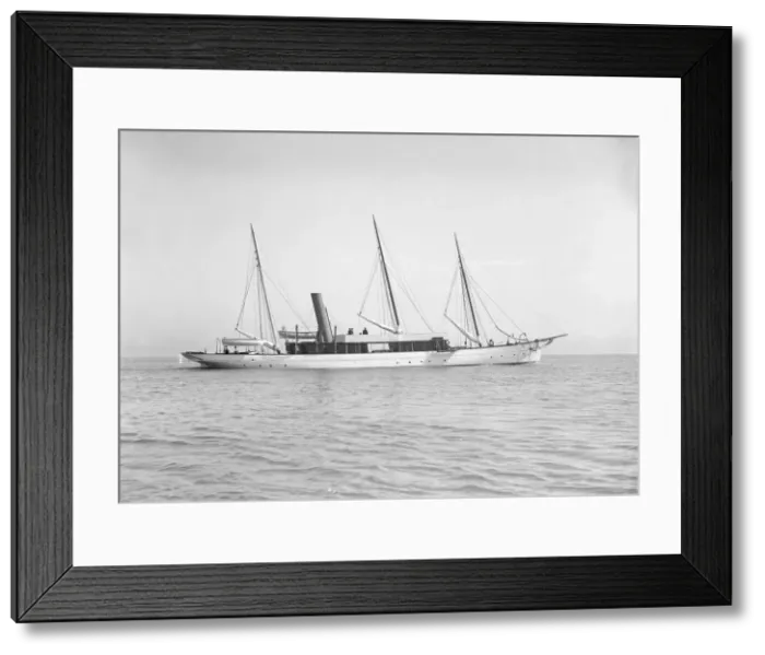 Framed Print : The steam yacht Isa, 1911. Creator: Kirk & Sons of Cowes Framed Print : The steam yacht Isa, 1911. Creator: Kirk & Sons of Cowes