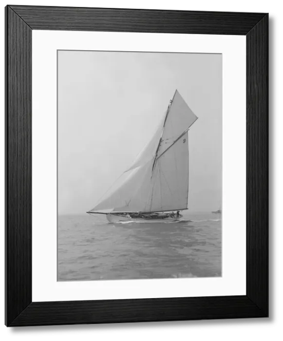 Framed Print : The cutter Westwind sailing close-hauled, 1914. Creator: Kirk & Sons of Cowes Framed Print : The cutter Westwind sailing close-hauled, 1914. Creator: Kirk & Sons of Cowes