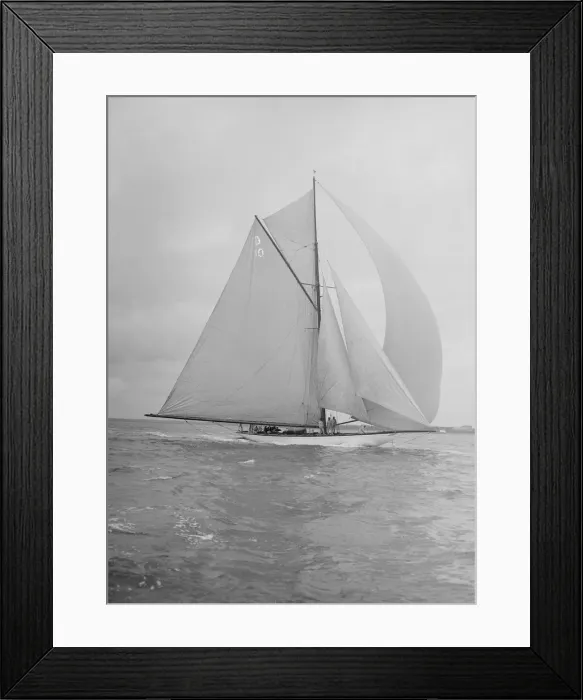 Framed Print : The Lady Anne running downwind, 1912. Creator: Kirk & Sons of Cowes Framed Print : The Lady Anne running downwind, 1912. Creator: Kirk & Sons of Cowes