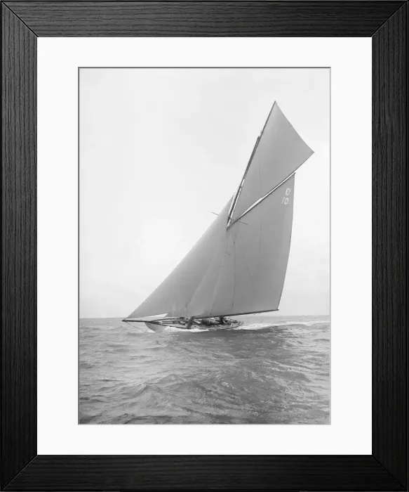 Framed Print : The Lady Anne sailing close-hauled, 1912. Creator: Kirk & Sons of Cowes Framed Print : The Lady Anne sailing close-hauled, 1912. Creator: Kirk & Sons of Cowes