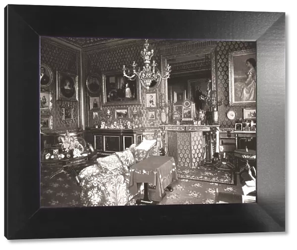 The Queens Sitting Room, Windsor Castle, Berkshire, 1894. Creator: Unknown