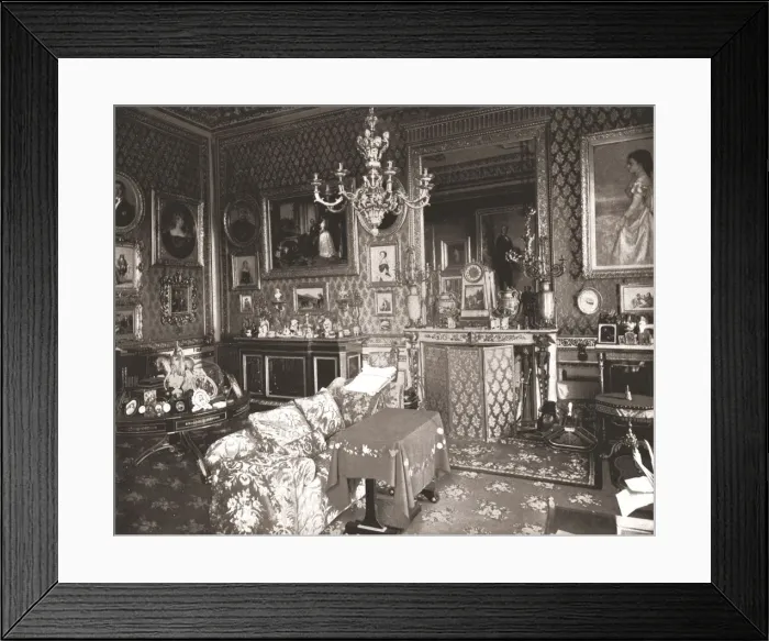Framed Print : The Queens Sitting Room, Windsor Castle, Berkshire, 1894. Creator: Unknown Framed Print : The Queens Sitting Room, Windsor Castle, Berkshire, 1894. Creator: Unknown