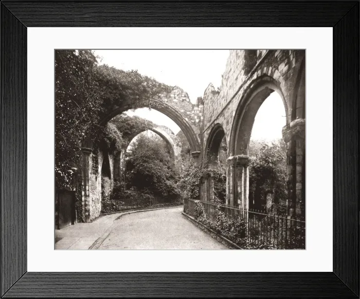 Framed Print : The Ruins at Canterbury, Kent, 1894. Creator: Unknown Framed Print : The Ruins at Canterbury, Kent, 1894. Creator: Unknown