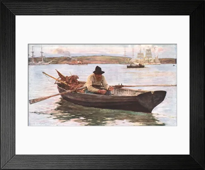 Framed Print : The Fisherman, c1902. Creator: Unknown Framed Print : The Fisherman, c1902. Creator: Unknown