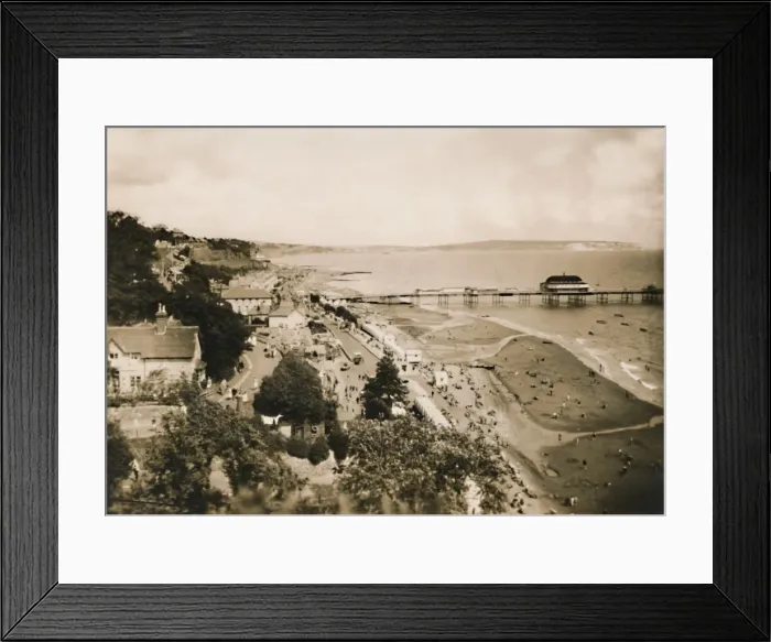 Framed Print : Shanklin, I. W. from Rylstone, c1920. Creator: Unknown Framed Print : Shanklin, I. W. from Rylstone, c1920. Creator: Unknown