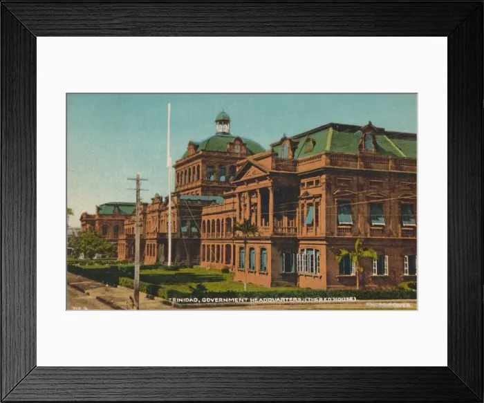 Framed Print : Trinidad, Government Headquarters. (The Red House), early 20th century. Creator: Unknown Framed Print : Trinidad, Government Headquarters. (The Red House), early 20th century. Creator: Unknown