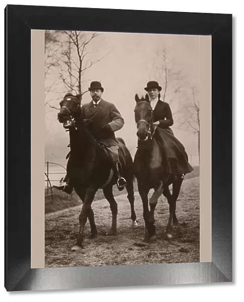 H. M. King George V. and Princess Mary, 1914. Creator: Rotary Photo