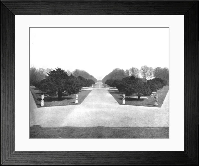 Framed Print : Hampton Court Palace Gardens, Richmond, London, 1894. Creator: Unknown Framed Print : Hampton Court Palace Gardens, Richmond, London, 1894. Creator: Unknown