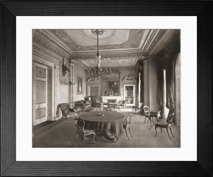 Framed Print : The Council Chamber, Osborne House, East Cowes, Isle of Wight, 1894. Creator: Unknown Framed Print : The Council Chamber, Osborne House, East Cowes, Isle of Wight, 1894. Creator: Unknown