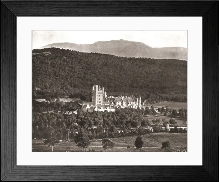 Framed Print : Balmoral Castle, Aberdeenshire, Scotland, 1894. Creator: Unknown Framed Print : Balmoral Castle, Aberdeenshire, Scotland, 1894. Creator: Unknown