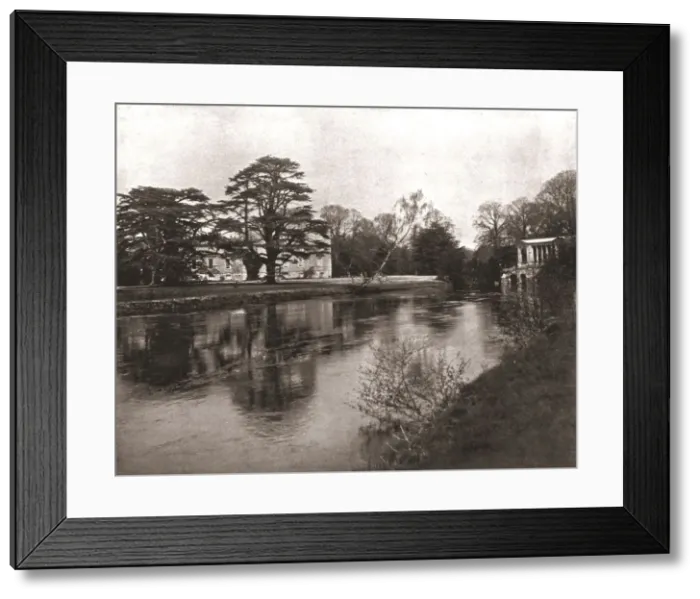 Framed Print : The River Nadder, Wilton House, Wiltshire, 1894. Creator: Unknown Framed Print : The River Nadder, Wilton House, Wiltshire, 1894. Creator: Unknown