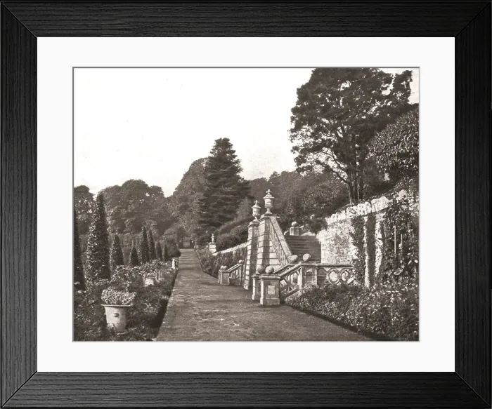 Framed Print : Drummond Castle gardens, Perthshire, Scotland, 1894. Creator: Unknown Framed Print : Drummond Castle gardens, Perthshire, Scotland, 1894. Creator: Unknown