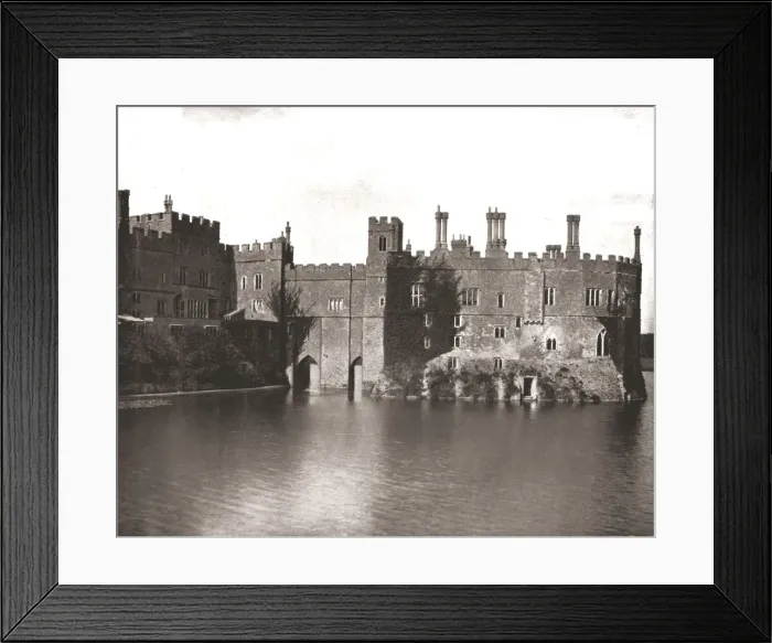 Framed Print : Leeds Castle, Maidstone, Kent, 1894. Creator: Unknown Framed Print : Leeds Castle, Maidstone, Kent, 1894. Creator: Unknown