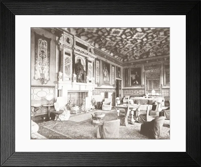 Framed Print : King Jamess Room, Hatfield House, Hatfield, Hertfordshire, 1894. Creator: Unknown Framed Print : King Jamess Room, Hatfield House, Hatfield, Hertfordshire, 1894. Creator: Unknown