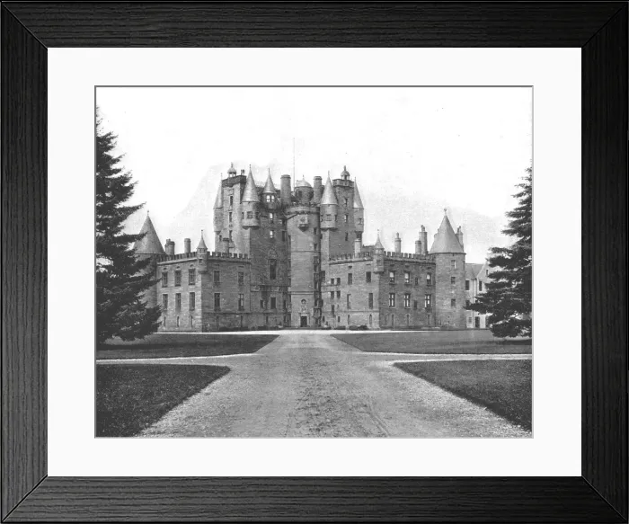 Framed Print : Glamis Castle, Forfar, Scotland, 1894. Creator: Unknown Framed Print : Glamis Castle, Forfar, Scotland, 1894. Creator: Unknown