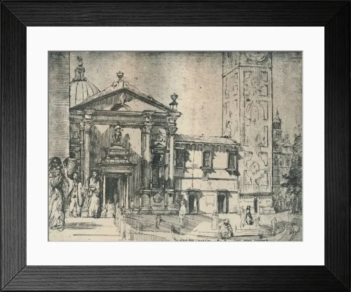 Framed Print : Santa Maria Formosa, late 19th-early 20th century, (1925). Creator: Donald Shaw MacLaughlan Framed Print : Santa Maria Formosa, late 19th-early 20th century, (1925). Creator: Donald Shaw MacLaughlan