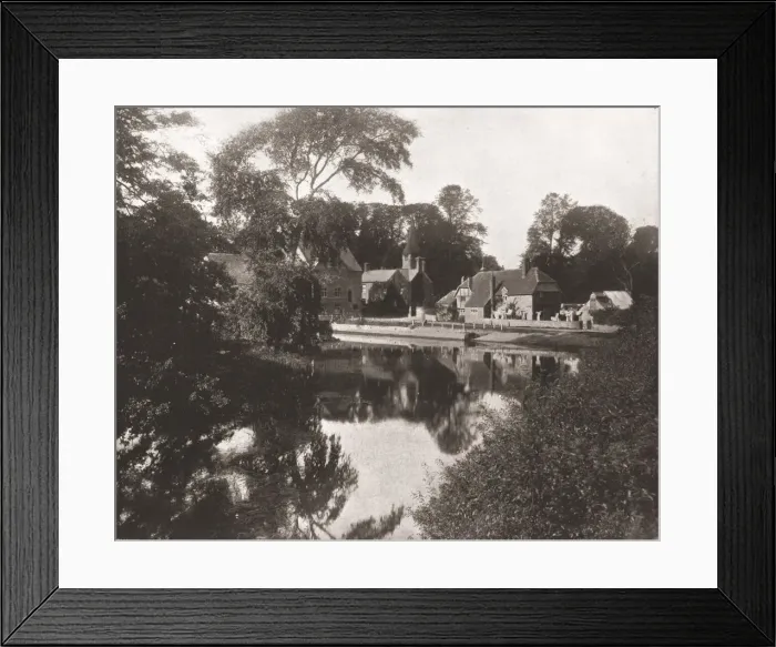Framed Print : Whitchurch in Oxfordshire, 1894. Creator: Unknown Framed Print : Whitchurch in Oxfordshire, 1894. Creator: Unknown