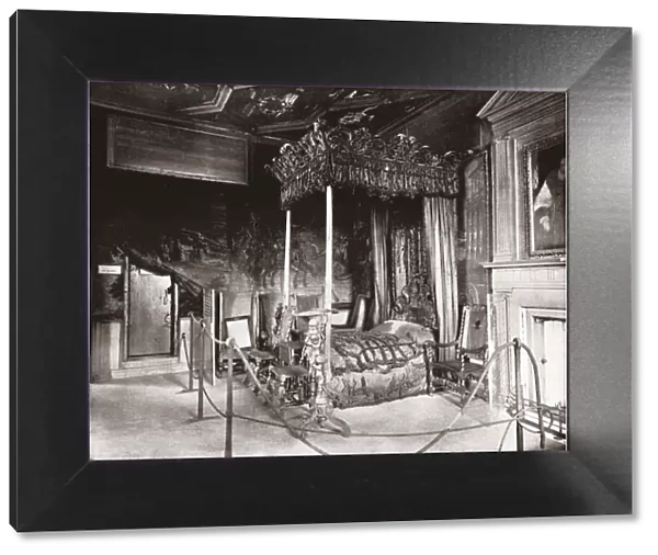 Queen Marys Bedroom at Holyroodhouse, Edinburgh, Scotland, 1894. Creator: Unknown