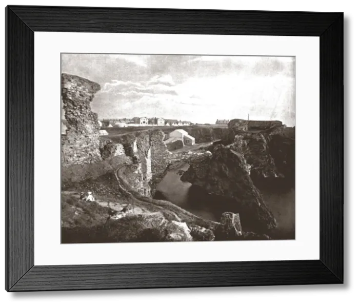 Framed Print : Dunbar Castle, East Lothian, Scotland, 1894. Creator: Unknown Framed Print : Dunbar Castle, East Lothian, Scotland, 1894. Creator: Unknown