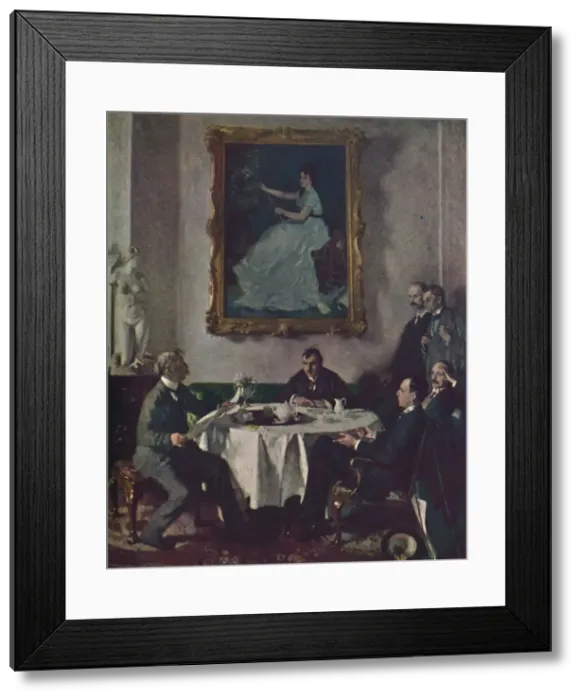 Framed Print : Homage to Manet, 1909, (c1950). Creator: William Newenham Montague Orpen Framed Print : Homage to Manet, 1909, (c1950). Creator: William Newenham Montague Orpen