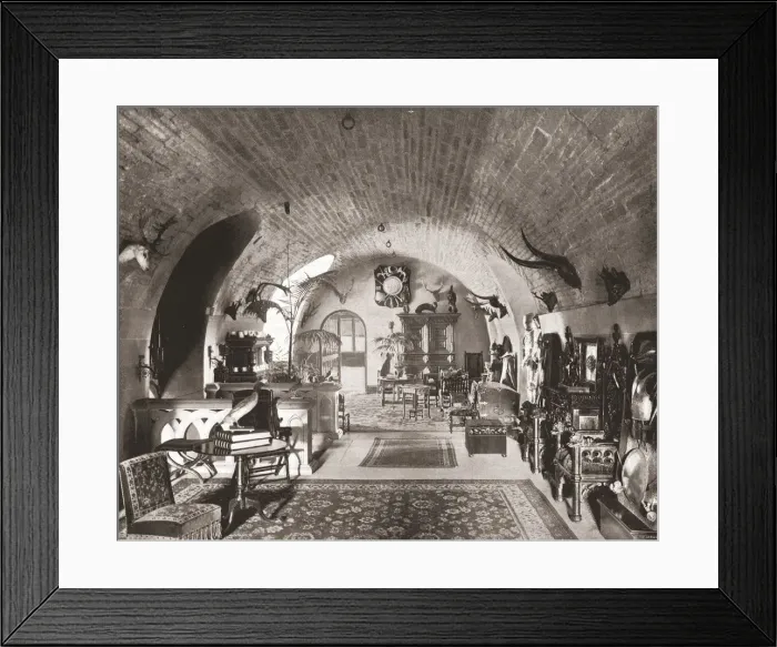 Framed Print : The Crypt, Glamis Castle, Forfar, Scotland, 1894. Creator: Unknown Framed Print : The Crypt, Glamis Castle, Forfar, Scotland, 1894. Creator: Unknown