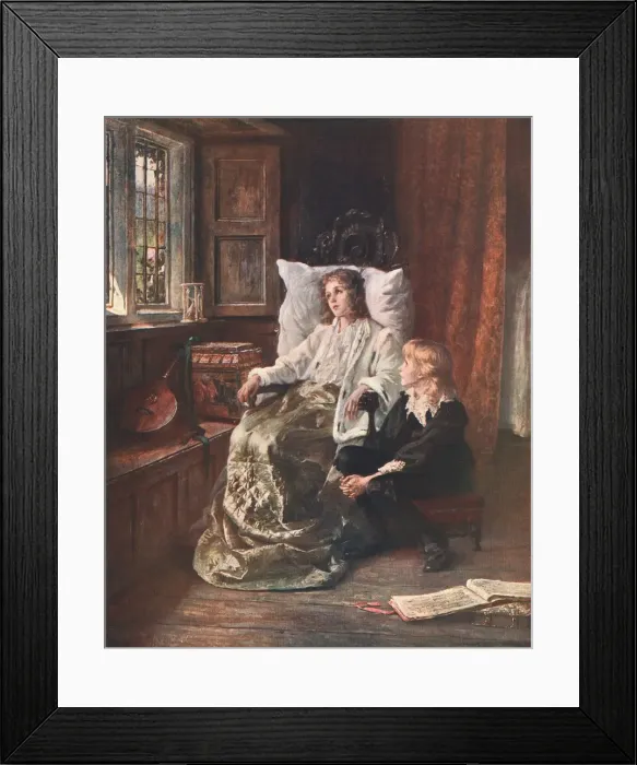 Framed Print : The Children of Charles I, 1895, (c1902). Creator: Unknown Framed Print : The Children of Charles I, 1895, (c1902). Creator: Unknown