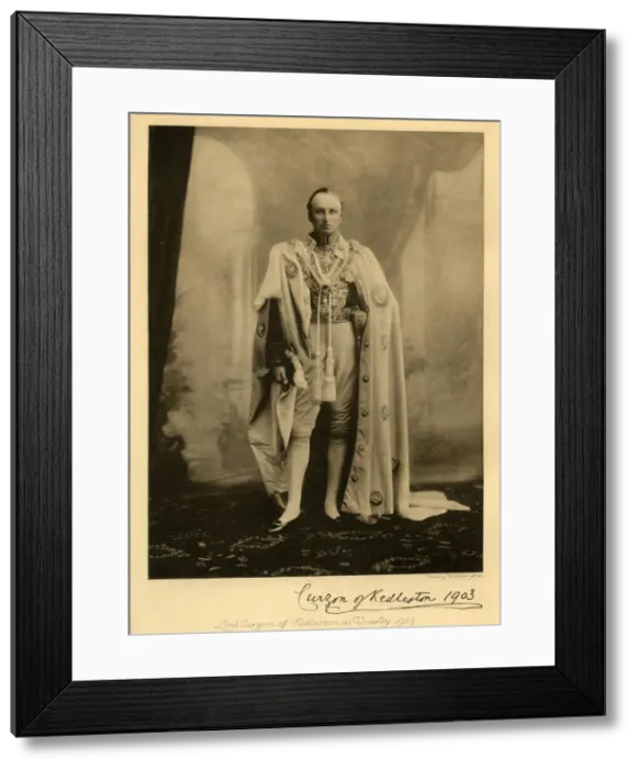 Framed Print : Lord Curzon of Kedleston as Viceroy, 1903, (1925). Creator: Unknown Framed Print : Lord Curzon of Kedleston as Viceroy, 1903, (1925). Creator: Unknown