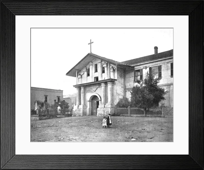 Framed Print : Mission Dolores, San Francisco, California, USA, c1900. Creator: Unknown Framed Print : Mission Dolores, San Francisco, California, USA, c1900. Creator: Unknown