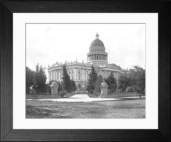 Framed Print : State Capitol, Sacramento, California, USA, c1900. Creator: Unknown Framed Print : State Capitol, Sacramento, California, USA, c1900. Creator: Unknown