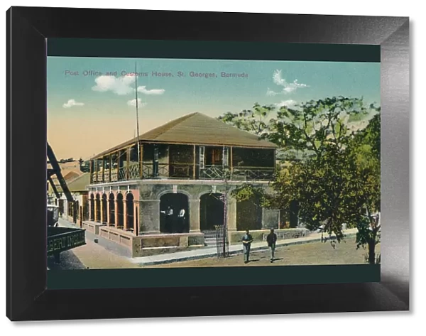 Post Office and Customs House, St. Georges, Bermuda, early 20th century. Creator: Unknown