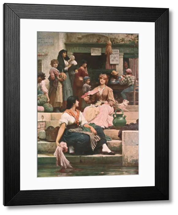 Framed Print : Venetians, 1885, (c1902). Creator: Unknown Framed Print : Venetians, 1885, (c1902). Creator: Unknown