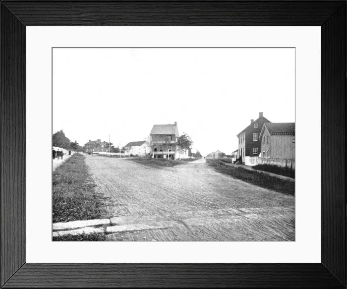 Framed Print : Position held by Union sharpshooters at Gettysburg, Pennsylvania, USA, c1900. Creator: Unknown Framed Print : Position held by Union sharpshooters at Gettysburg, Pennsylvania, USA, c1900. Creator: Unknown
