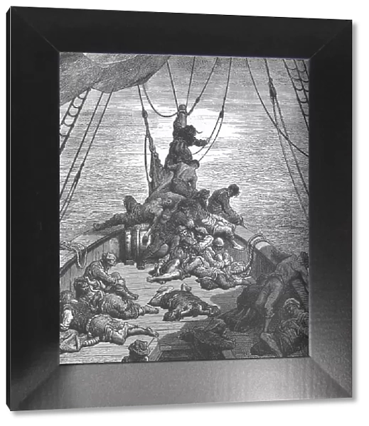 One of Gustave Dores Illustrations for The Ancient Mariner, c1870s, (c1950)