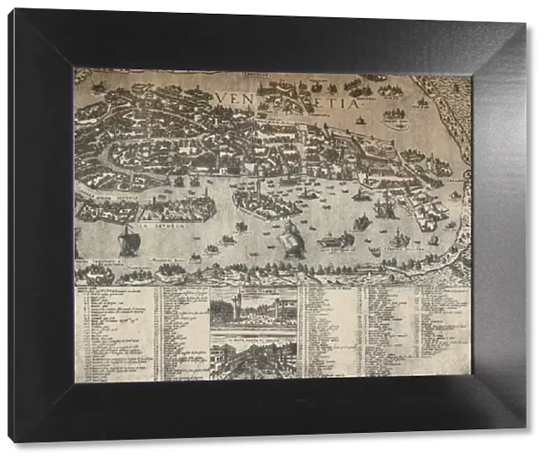 Plan of Venice, c. 1590, (1925). Creator: Unknown