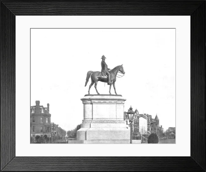 Framed Print : Winfield Scott Statue, Washington DC, USA, c1900. Creator: Unknown