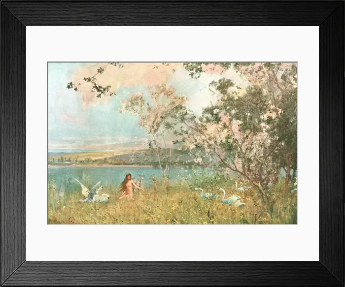 Framed Print : An Idyll of Spring, 1897, (c1902). Creator: Unknown Framed Print : An Idyll of Spring, 1897, (c1902). Creator: Unknown