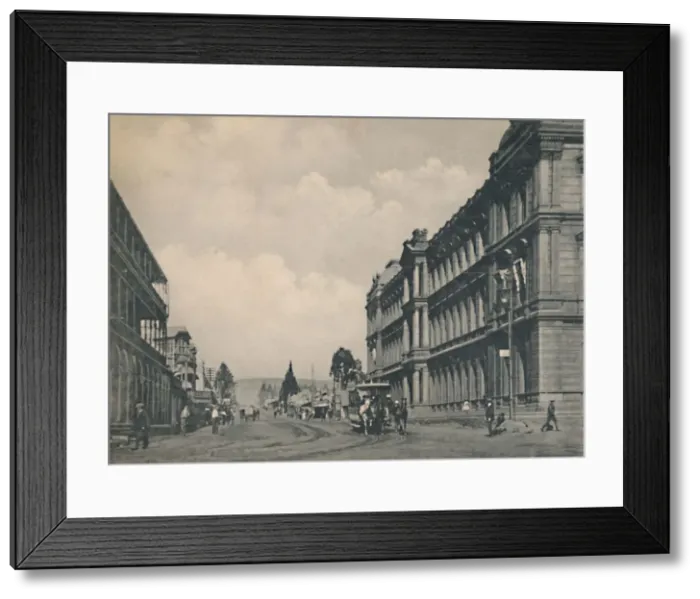 Framed Print : Pretoria - Market Street looking South, c1912. Creator: Unknown Framed Print : Pretoria - Market Street looking South, c1912. Creator: Unknown