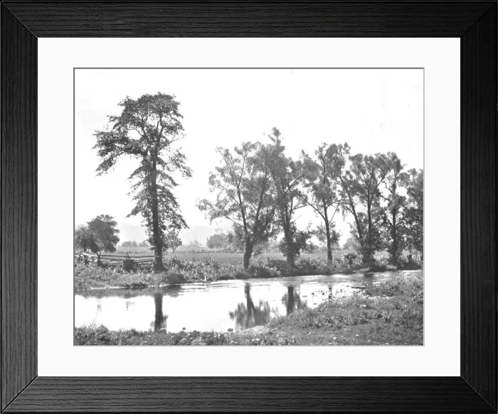 Framed Print : Picturesque view near Schooleys Mount, New Jersey, USA, c1900. Creator: Unknown Framed Print : Picturesque view near Schooleys Mount, New Jersey, USA, c1900. Creator: Unknown
