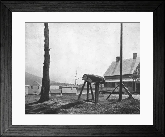 Framed Print : Fort Wrangell, Alaska, USA, c1900. Creator: Unknown Framed Print : Fort Wrangell, Alaska, USA, c1900. Creator: Unknown