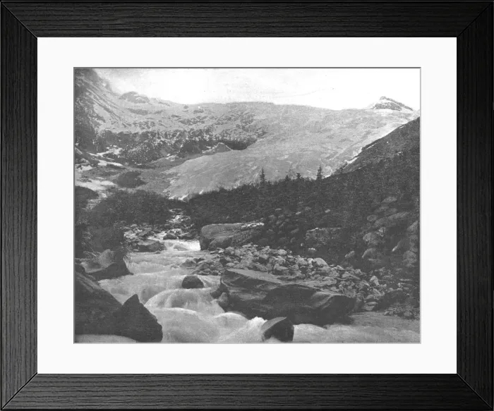Framed Print : Great Glacier, Selkirk Mountains, Canada, c1900. Creator: Unknown Framed Print : Great Glacier, Selkirk Mountains, Canada, c1900. Creator: Unknown