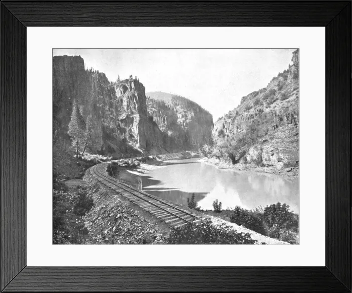 Framed Print : Echo Cliffs, Canyon of the Grand River, Colorado, USA, c1900. Creator: Unknown Framed Print : Echo Cliffs, Canyon of the Grand River, Colorado, USA, c1900. Creator: Unknown