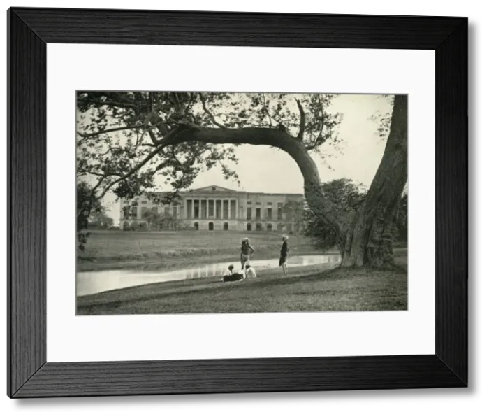 Framed Print : Barrackpore House, North Front, 1870, (1925). Creator: Unknown Framed Print : Barrackpore House, North Front, 1870, (1925). Creator: Unknown