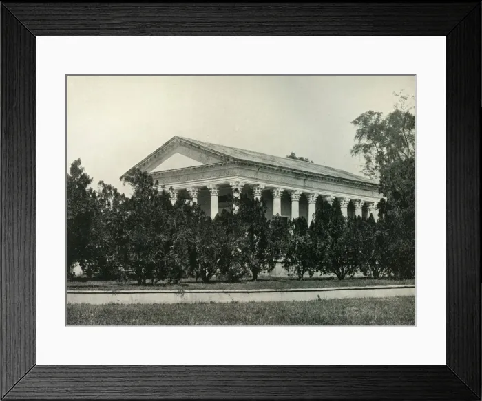 Framed Print : Temple of Fame at Barrackpore, 1925. Creator: Unknown Framed Print : Temple of Fame at Barrackpore, 1925. Creator: Unknown