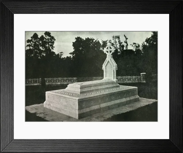 Framed Print : Tomb of Lady Canning at Barrackpore, 1925. Creator: Unknown Framed Print : Tomb of Lady Canning at Barrackpore, 1925. Creator: Unknown