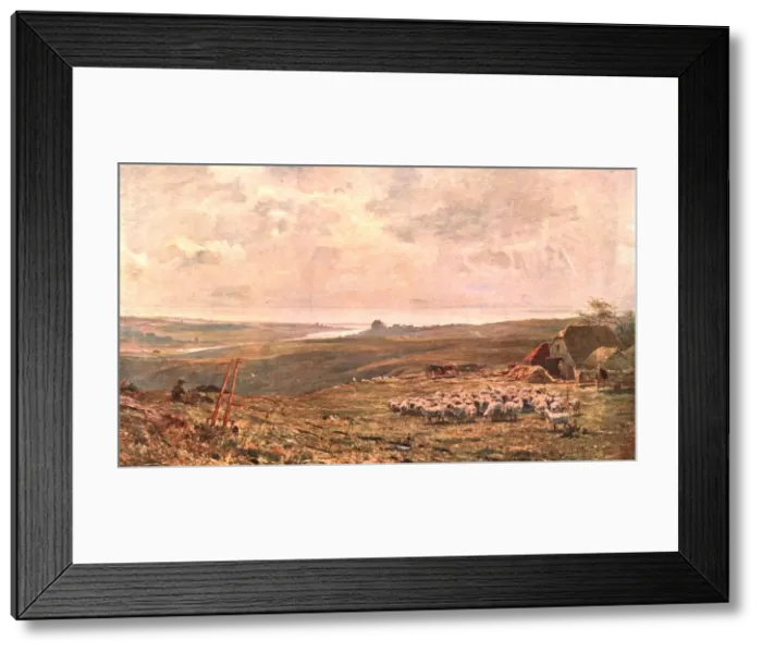 Framed Print : The Silver Lining of the Cloud, 1890, (c1902). Creator: Unknown Framed Print : The Silver Lining of the Cloud, 1890, (c1902). Creator: Unknown