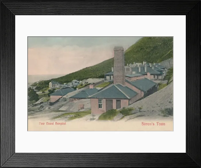 Framed Print : New Naval Hospital - Simons Town, early 20th century. Creator: Unknown Framed Print : New Naval Hospital - Simons Town, early 20th century. Creator: Unknown