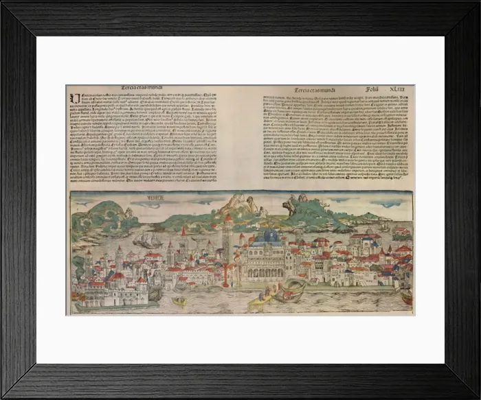 Framed Print : Venice in 1493, (1925). Creator: Unknown Framed Print : Venice in 1493, (1925). Creator: Unknown