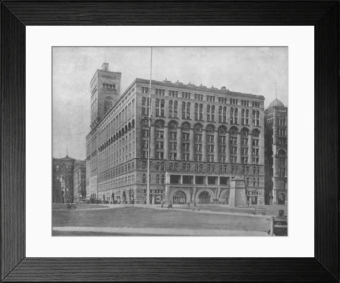 Framed Print : The Auditorium, Chicago, Illinois, USA, c1900. Creator: Unknown Framed Print : The Auditorium, Chicago, Illinois, USA, c1900. Creator: Unknown