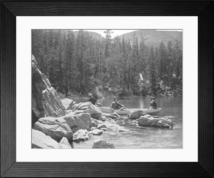 Framed Print : Fen Lake, near Georgetown, Colorado, USA, c1900. Creator: Unknown